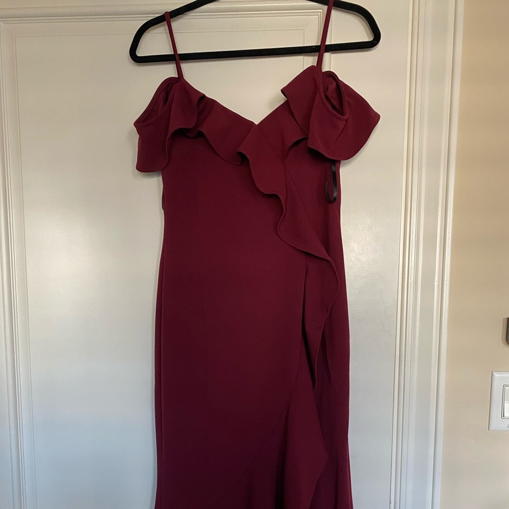 BHLDN floor length dress. Worn once !
